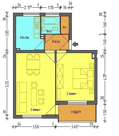 Helle Wohnung mit Balkon sucht Nachmieter! — photo 1